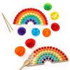 Rainbow Beads Baby Toy: Color Sorting & Hand-Eye Coordination Trainer
