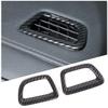 Carbon Fiber ABS Dashboard Side Air Vent Trim Frame For Honda Pilot 2016-
