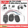 36-72V Anti-Theft E-bike Alarm Scooter Security Remote Control Detector Alarm for Outdoor Hiking Bike Supplies