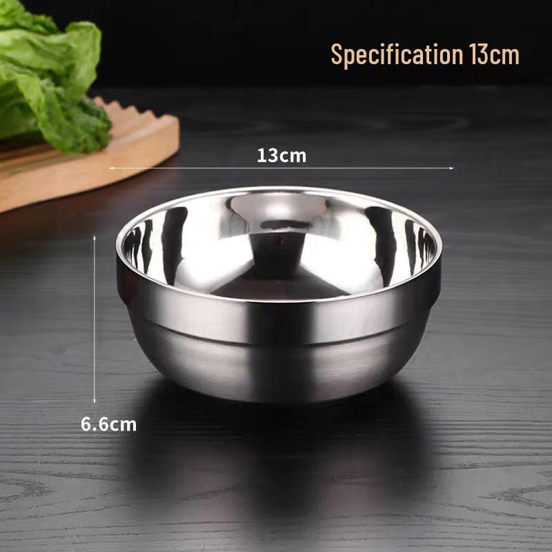 KangFuTao 304 Stainless Steel Double-Wall Insulated Bowl