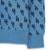 New MLB MONOGRAM Series Los Angeles Dodgers Sweatshirt Unisex Dark Sky Blue 3AMTM0334-07SBD