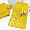 Professional Nail Clippers Pedicure Kit 16 Pcs Stainless Steel Nail Care Tools Grooming Kit with Luxurious Travel Leather Case