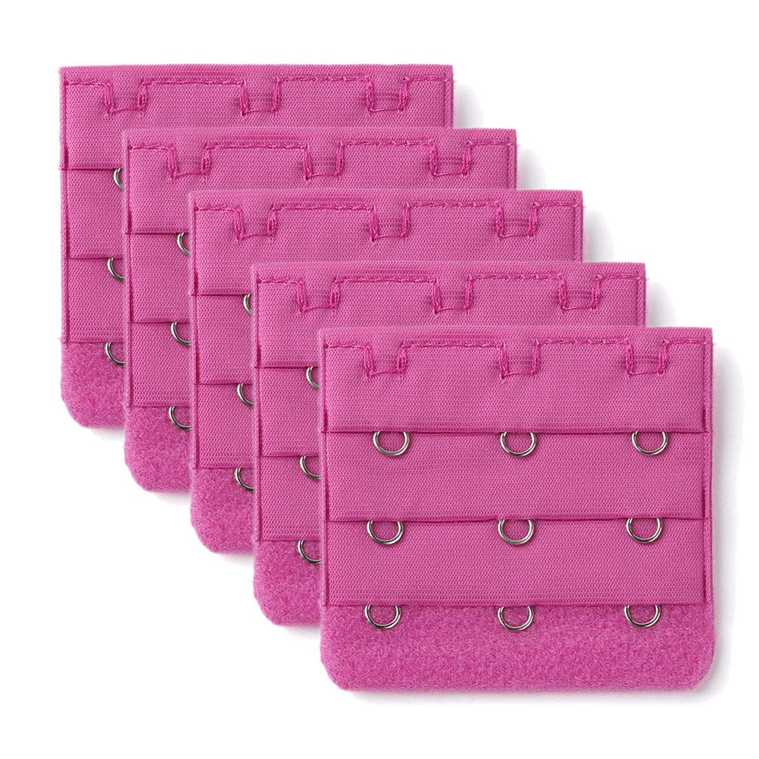 

uxcell Бюстгальтер x Регулируемый Застежка-крючок Женский Удлинитель, 5.5 5см, 3 ряда