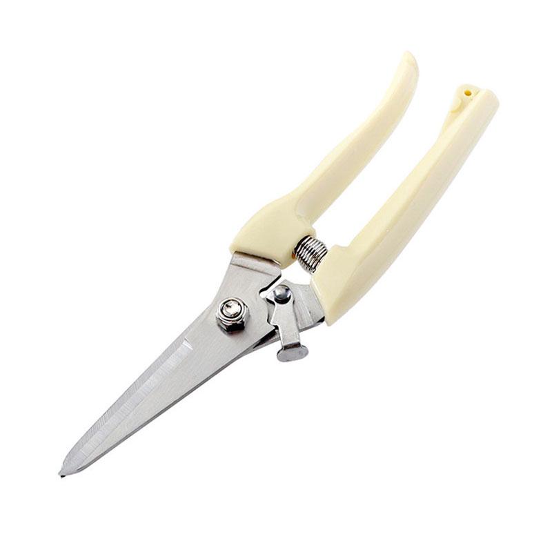 

Секатор Swayboo White Tree Garden Pruning Shear Scissor из нержавеющей стали для резки дома Набор инструментов Straight Scissors