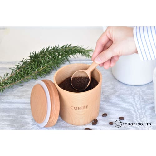 TOUGEI MUTE Coffee Measuring Spoons, 5g, Set of 2, Wooden Measuring Spoons