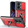 Capa for POCO X8 Pro Max X7 Pro X6 Case Armor Slide Camera Lens Protection Cover for Xiaomi POCO X7 Ring Stand Shockproof Funda