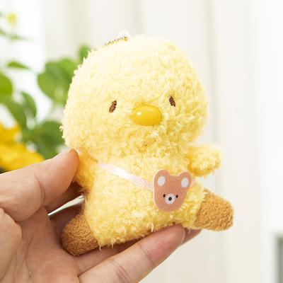 Süße Plüsch Küken Pinguin Puppen Spielzeug Schlüsselanhänger Tasche Anhänger Schlüssel Anhänger Dekorationen Kawaii Weicher Gefüllter Schlüsselring Für Mädchen Kinder Geschenke