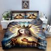 Crowned radiant figure. Bedding Duvet cover sets Duvet covers Pillowcases gifts (1 * Duvet Cover 2 * Pillowcases, without duvet insert)