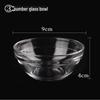 Putzai Transparent Glass Cake and Pudding Bowls for Commercial Use