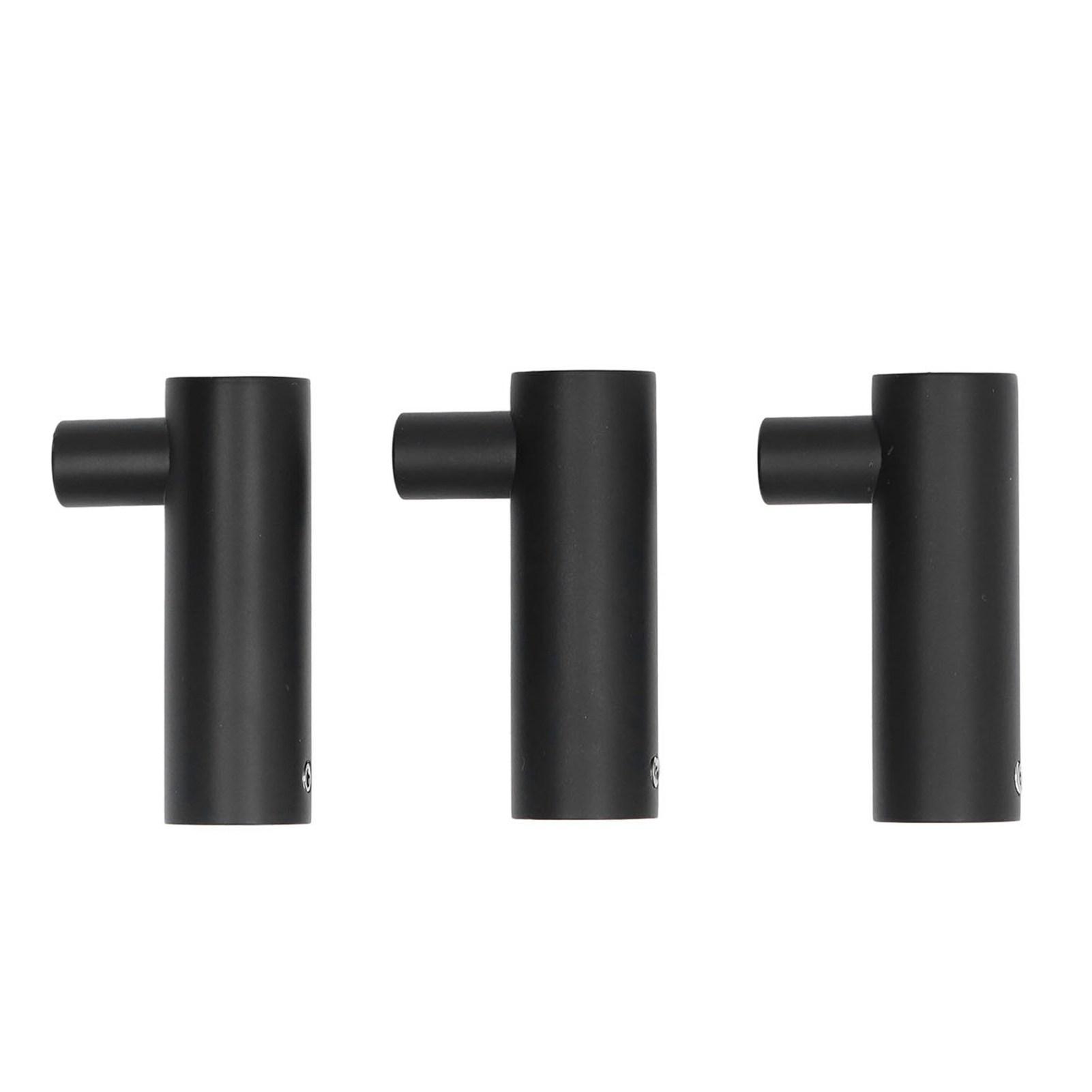 

3pcs Bath Towel Hooks Matte Black Stainless Steel Wall Towel Hooks for Bathroom Kitchen Balcony Matte Black
