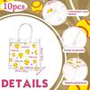 10pcs Softball Clear Gift Bag with Handles Plastic Soft Ball Goodie Sport Theme Party Favor Treat Bag for Snack Softball Theme Bags Gift Wrap Bags