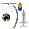 30ml Auto Oil Dye Injector Manual A/c Dye Injector With 1/4 Sae Adapter For Car Vehicle Home Air Conditioner Leak Detection Tool