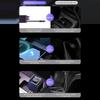 Car Charger With Retractable Cables Fast Charging 2 USB Ports Auto Supplies With Starlight Cell Phone Automobile Chargers For