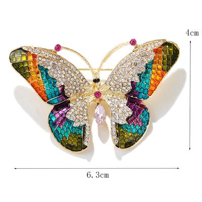 Bunte Schmetterlingsbroschen für Damen Kostüm Mantel Schmuck Party Accessoires Geschenk