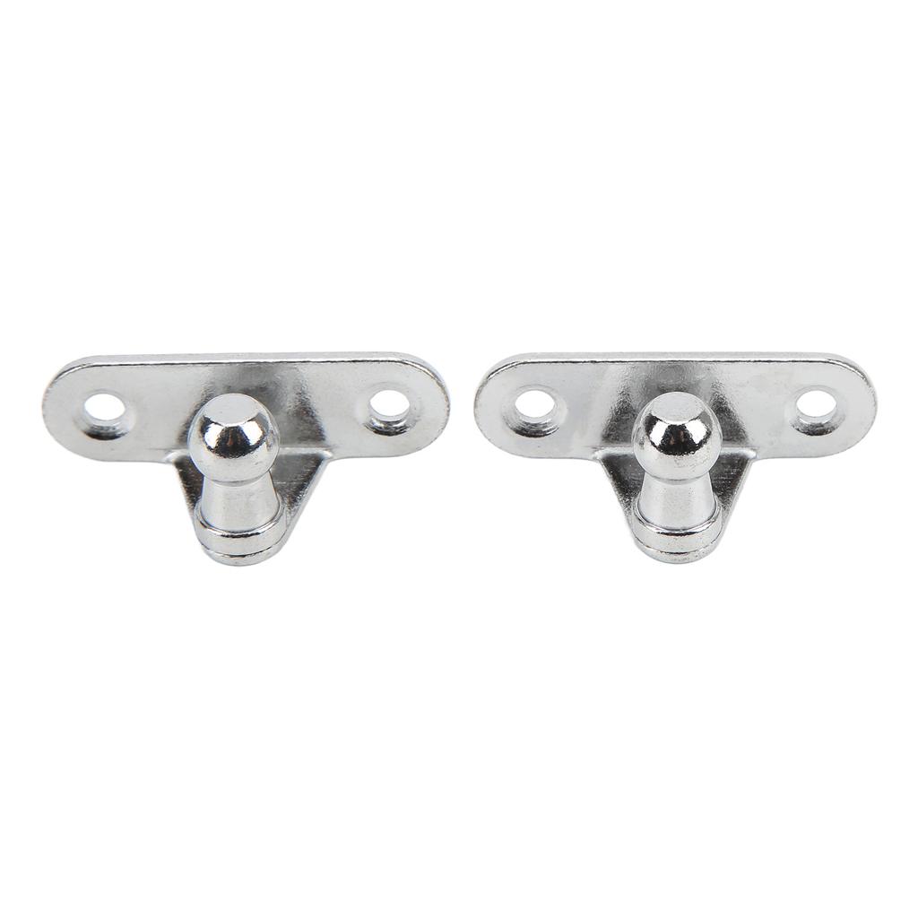 2pcs Gas Strut Mounting Bracket 10mm Ball Stud Metal Universal Multi Fit for Engine Trunk