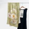 Spring and Autumn New 100 Mulberry Silk Long Scarf Women's Elegant Atmospheric Silk Shawl Versatile High-end Silk Scarf