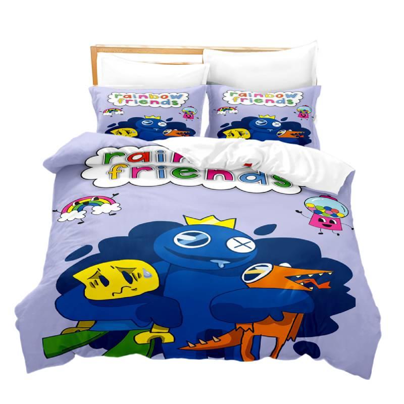 Adorable Rainbow Friends Duvet Cover Set Add Some Charm To Your Room
