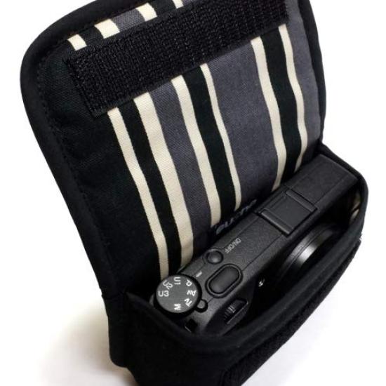 Suono Ricoh GR3x GR3 Case Carbon Handmade Made In Japan RICOH / (Black Stripe)