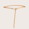 Simple Versatile Belt Knotted Skirt Belt Women's Belt Versatile PU Thin Belt