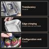 316 Stainless Steel Food Storage Container Set, Airtight Leakproof Kitchen Organizer with Lids, Large Capacity Bento Box