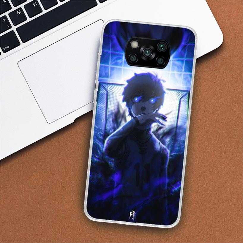 Japan Anime Blue Lock Phone Case For Xiaomi Poco X3 Nfc X4 X5 X6 X7 F7 Ultra F6 F5 F4 Gt F3 M6 M5S M5 M4 M3 Fundas Soft Shell X7