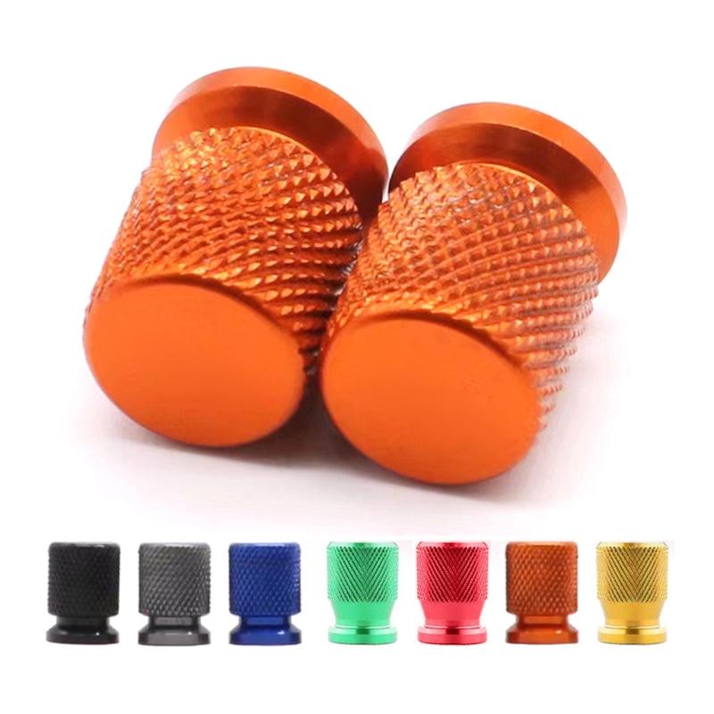 Dustproof Waterproof High Visibility Motorcycle Wheel Tire Valves Caps, Enhancing Safety Styles with Simple Installation