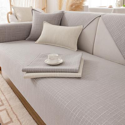 Japanese Cotton Linen Sofa Cover Pet Mat Protector Non-slip Couch Slipcover Four Season Universal Sofa Cushion for Living Room