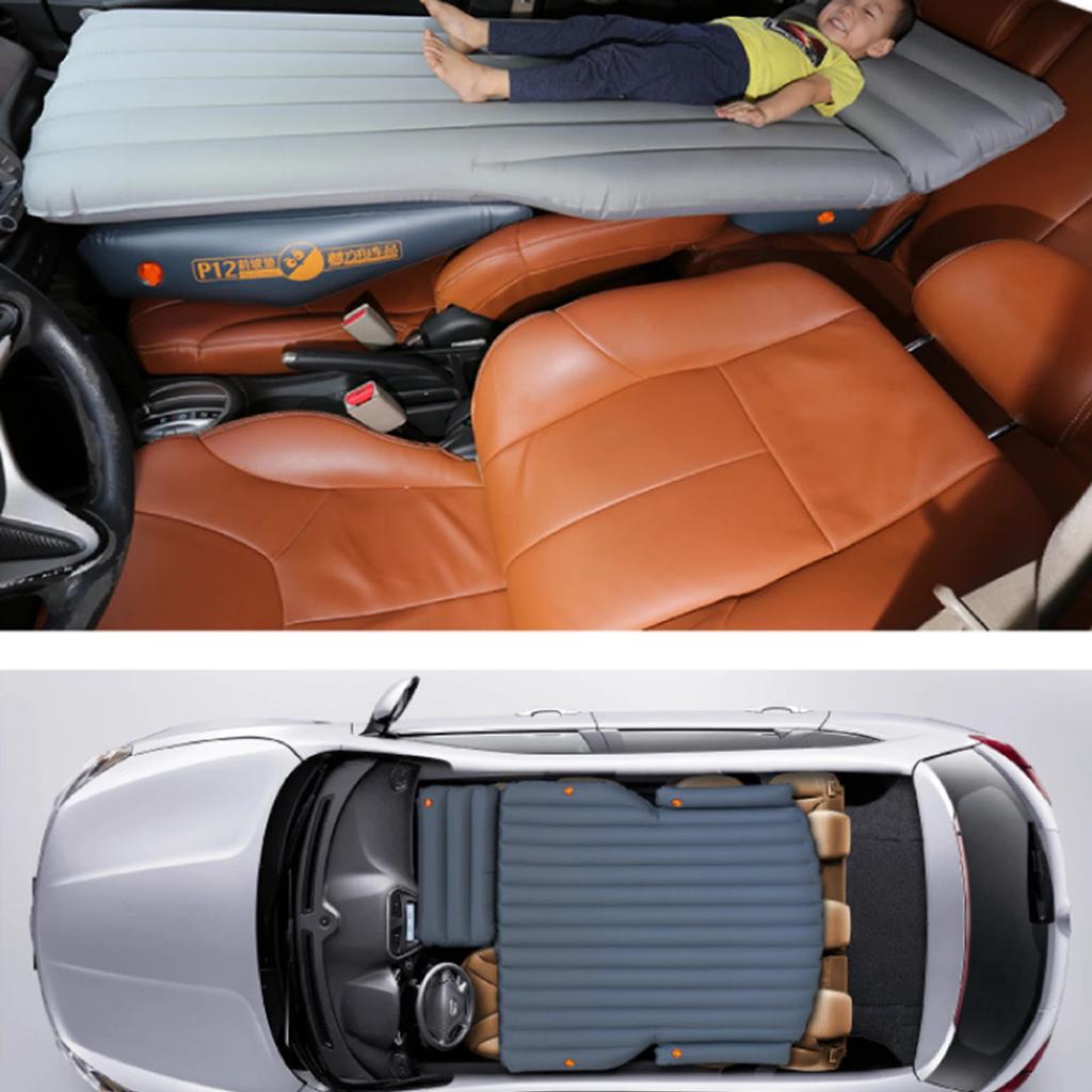 Car Travel Inflatable Mattress Portable Inflatable Back Seat Gap Mat Car Self-Driving Camping Inflatable Mattress Accessories