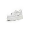 Mesh breathable little white shoes women's summer new 8 muffin thick-soled small inner height-increasing sports and leisure shoes
