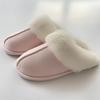 Fashion Fashion Retro Home Women Slippers Winter New Round Flat Shoes Simple Versatile Women Cotton Slippers Comfor Anti Slip Women Shoe