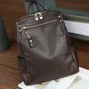 Genuine Leather Women's Bags  Schoolbags  Backpacks  Travel Lightweight Vegetable Tanned Cowhide Spring Women's Niche Fashion Handbag