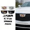 New Car Front Grille Emblems Rear Trunk Logo Decals Fender Badge Cover Stickers for CT6 40T 28T AWD Auto Accessories