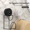 Wall-Mounted Rotating Suction Basin Hook - No Drill Bathroom Rack, Strong Load-Bearing Storage Solution