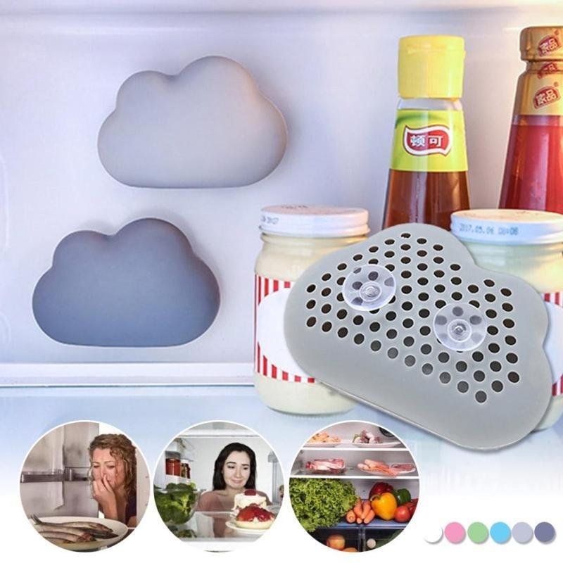 

1 шт. Очиститель воздуха для автомобиля на присоске, Дезодоратор для холодильника, Освежитель воздуха, Активированный бамбуковый уголь темно серый