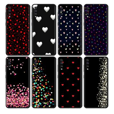 LOVE Heart Case For Samsung Galaxy A50 A70 M52 A30 A20s A20e A10 A40 A10s M51 M31 M30s M13 5G Black Phone Cover