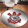 Sport Club Corinthians Paulista (1) Round Office Rug Decorative Floor Rug for Office Bedroom Living Room and Home Space