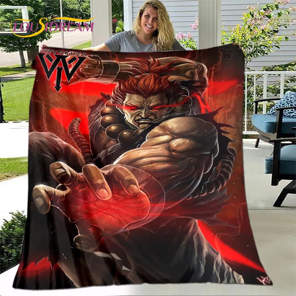 Street Fighter Retro Game  Gamer Soft Plush Blanket,Flannel Blanket Throw Blanket for Living Room Bedroom Bed Sofa Picnic Cover