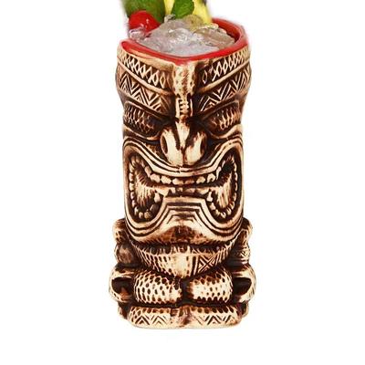 400ml Kubki Hawaii Tiki Kubek Koktajlowy Kubek na Piwo Napoje Kubek na Wino Ceramiczne Kubki Tiki z Wyspy Wielkanocnej Narzędzia Barowe Naczynia Barowe