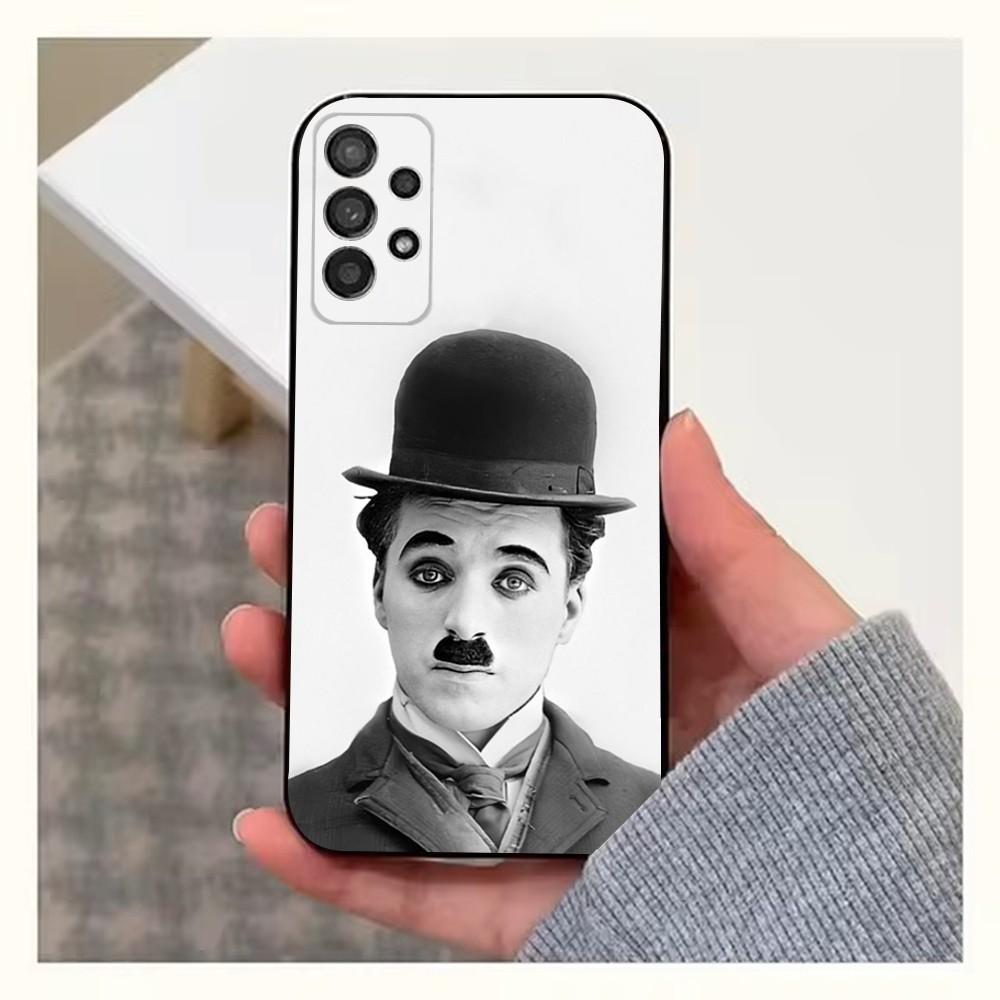 Funny Master C-Chaplins Phone Case For Samsung S25,S24,S23,S22,S20,S21,S10,Ultra,Plus,Lite,FE,Soft Silicone Black Cover