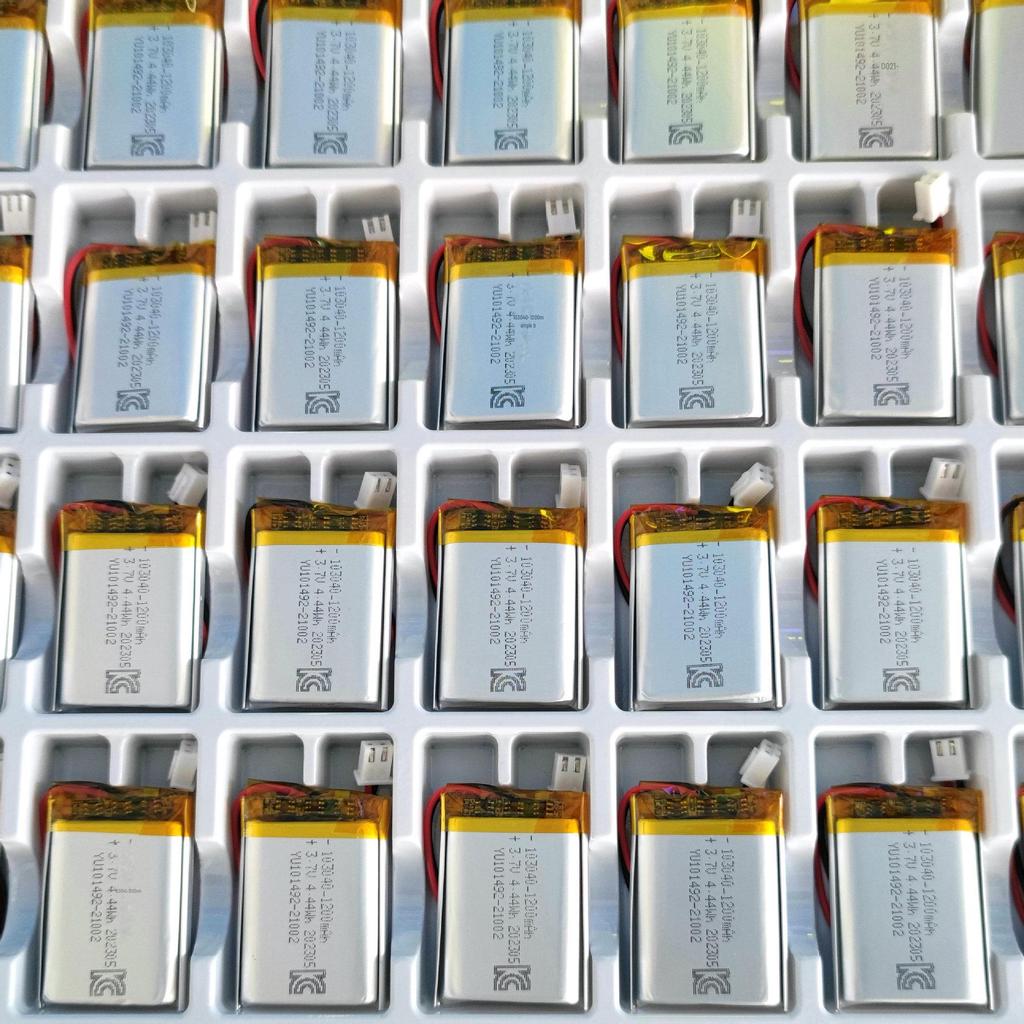 Korea KC Certified 1200mAh Polymer Lithium Battery for Night Light Massager