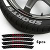 IASD9 4Pc Car Badges Carbon Fiber Wheel Rims Stickers Auto Emblem Decal For Model 3 Model S Model X Y Keyless Protector Holder