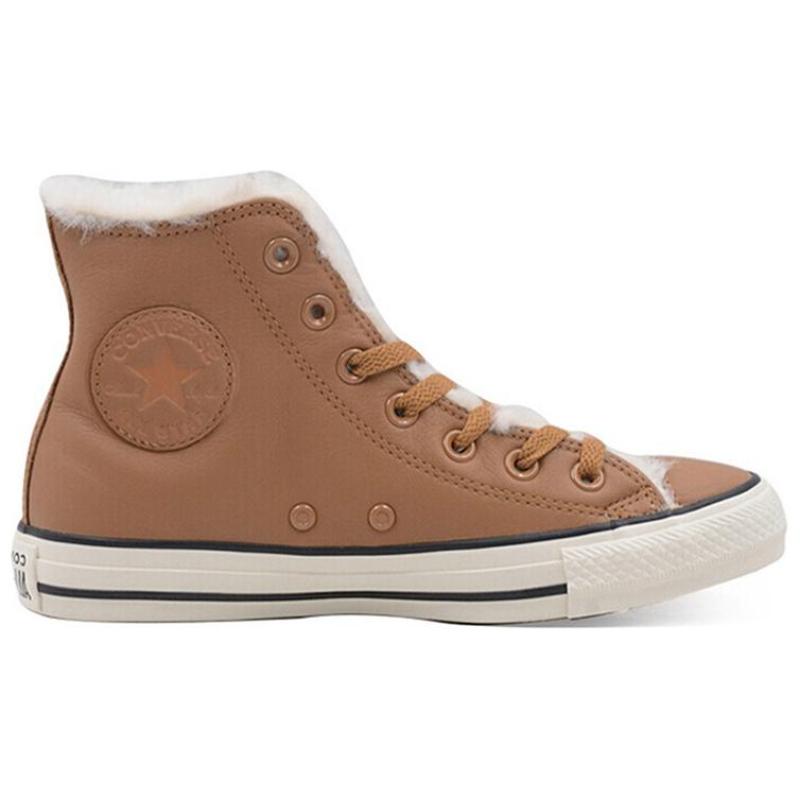Converse Chuck Taylor All Star Casual Versatile Comfortable High Top Canvas Shoes Unisex Brownish