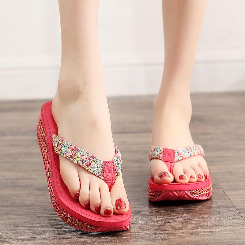 Carsalim Flipkart Wedge Heels Buy 2020 Flip-flops Female Summer