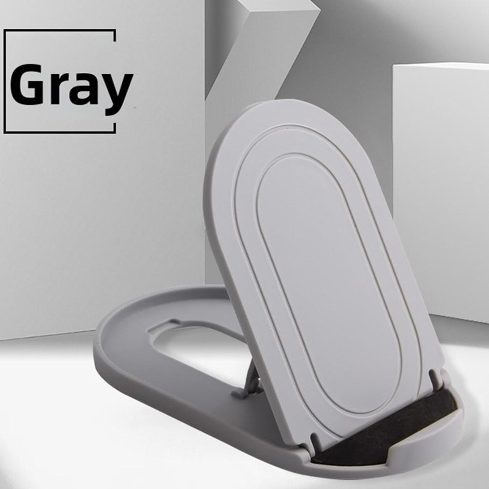 Adjustable Viewing Angles Portable Phone Stand Folding Phone Holder серый
