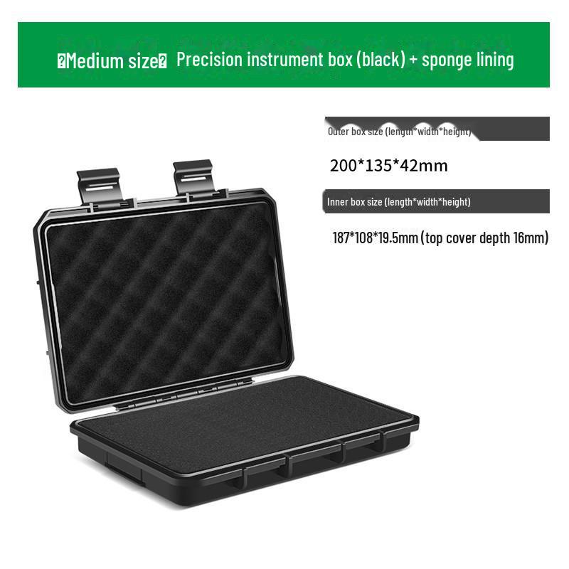 Förseglad Vattentät Verktygslåda för Små Precisionsinstrument