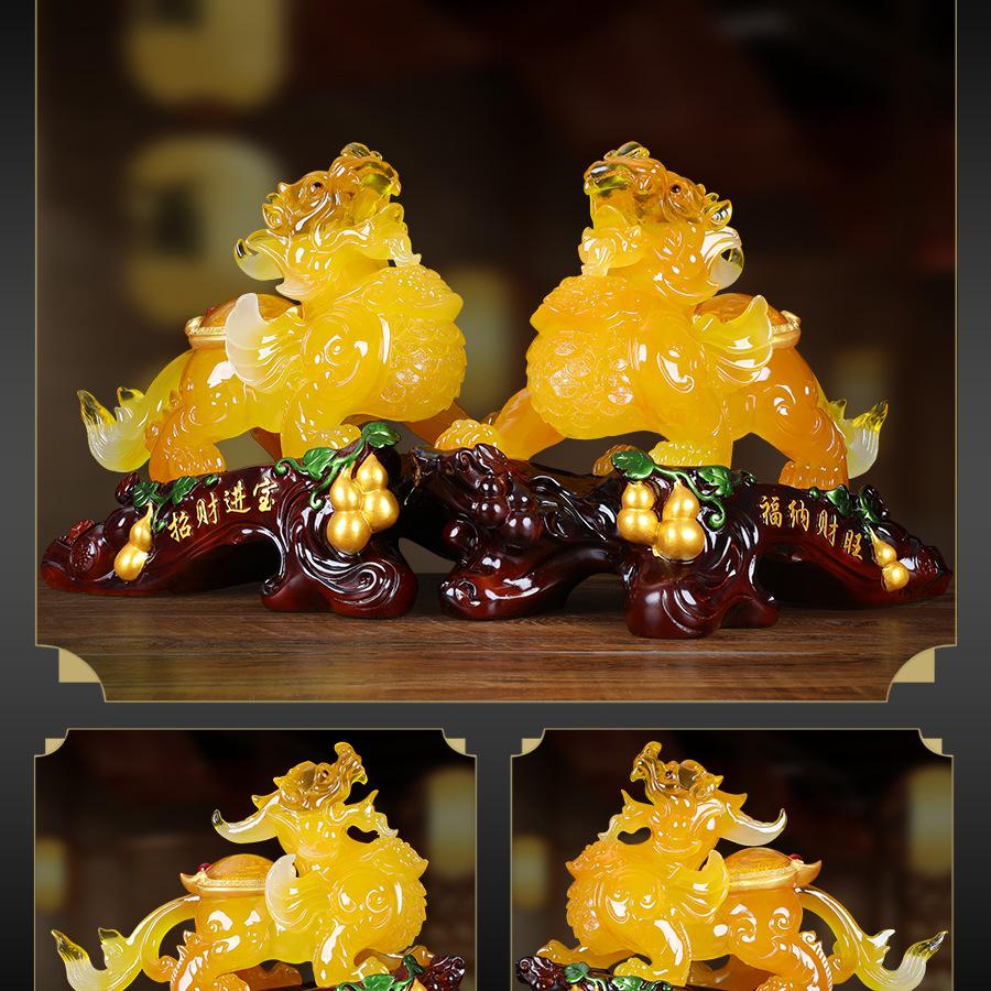 Prosperous Wealth Pixiu Ornaments: Fortune-Building Gifts for Shop Openings & Housewarmings