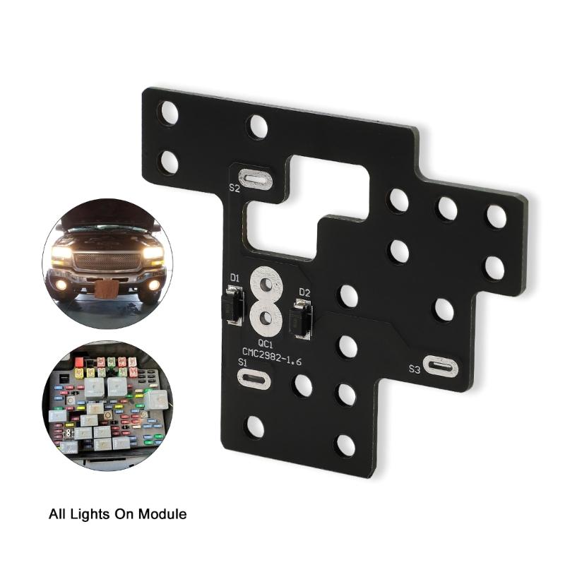 Upgraded Fog Lights & Low Beams Stable & Long Servcie Lighting Modules GMALO37 Replacement Advanced Light Control