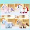 Cute Pony Stuffed Plush Doll Toy Pendant Keychain For Kids Gift And Bag Decor