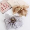 Headdress Large Hairpin Bowknot Mesh Korean Shark Clip Women Hair Clip Hair Crab Clip Bow Hair Claw