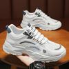 Spring men's shoes 2024 new breathable mesh shoes men's trendy versatile platform sports casual dad trendy shoes